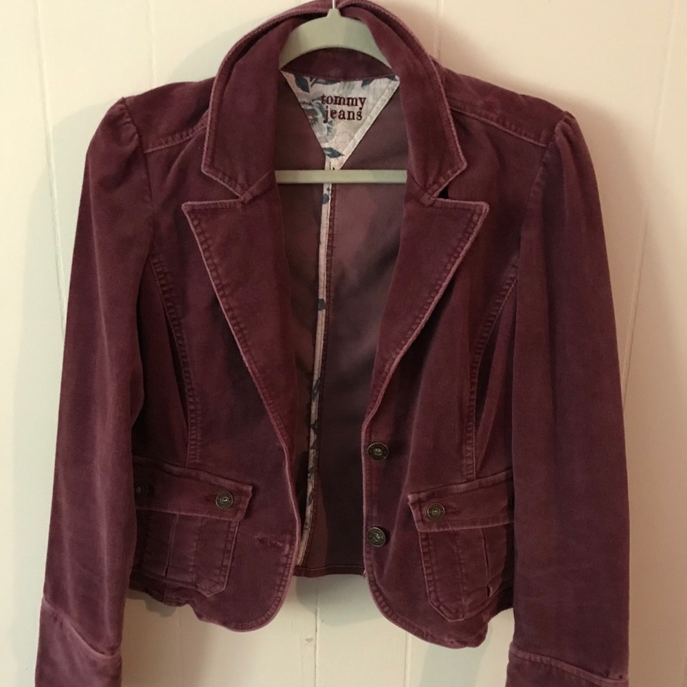 Tommy Jeans Raspberry Corduroy Jacket